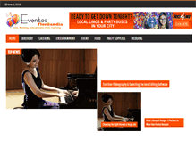 Tablet Screenshot of eventosflorilandia.com